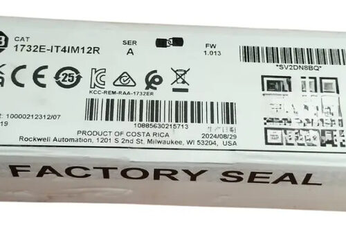 Allen-bradley Armorblock 1732e-it4im12r Dual Port Ethernet