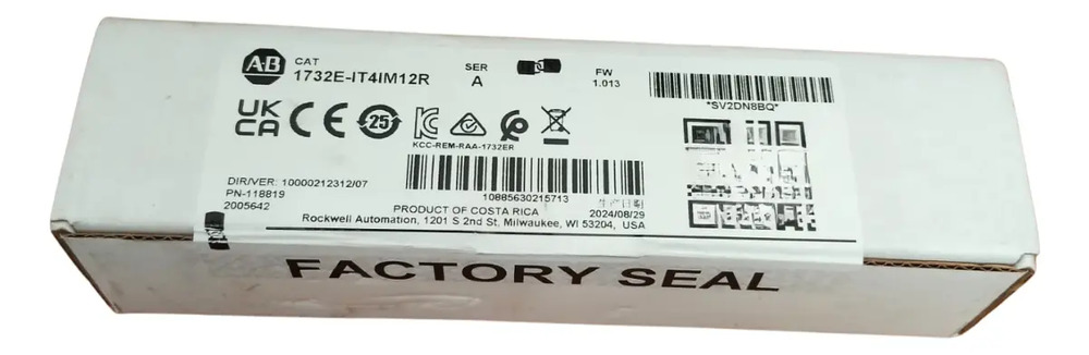 Allen-bradley Armorblock 1732e-it4im12r  Dual Port Ethernet