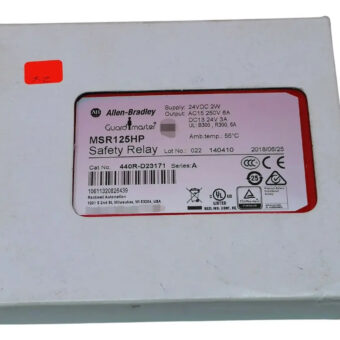 Nuevo Allen Bradley 440r-d23171/un Relé De Seguridad Msr125h
