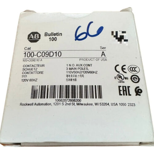 Allen-bradley Contactor 110-120 Vdc. 100-c09d10