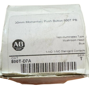 Allen Bradley 800t-d7a Mushroom Head Yellow