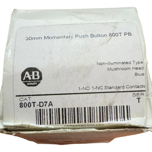 Allen Bradley 800t-d7a Mushroom Head Yellow