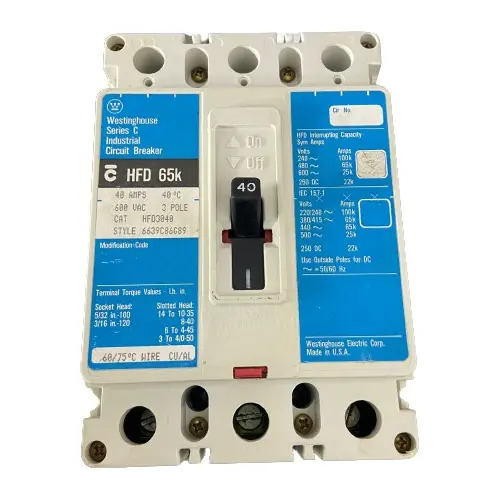 Interruptor De Circuito Westinghouse Hfd3040 40a 3p