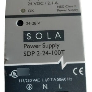 Sola/hevi-duty Sdp 2-24-100t Dc De Alimentación 24-28 Vdc