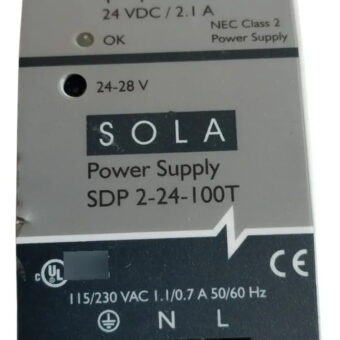 Sola/hevi-duty Sdp 2-24-100t Dc De Alimentación 24-28 Vdc