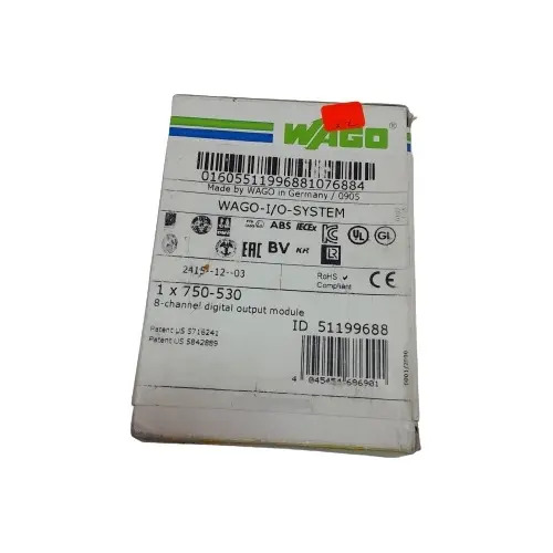 Wago System 750-530 Salida Digital, 8 Canales 24 V Dc; 0,5a