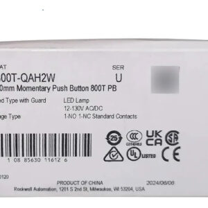 Push Button Allen Bradley 800t-qah2w Illuminated Blanco