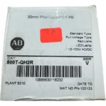 Allen Bradley 800t-qh2r Piloto Luz Led Rojo 30mm Ac/dc