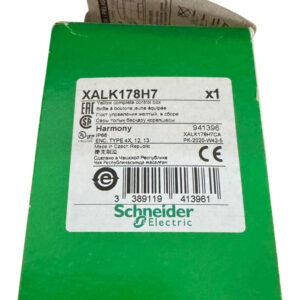 Caja De Paro De Emergencia Xalk178h7 Rojo