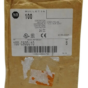Allen Bradley 100-c60dj10 Contactor 40 Hp, 460 Volts