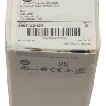 Allen Bradley 800t-qbh2r Rojo Pulsador Luminoso