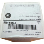 Allen-bradley 800t-qt10w Illum Clear Pilot Light 120 Vac Blanco
