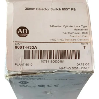 Allen Bradley 800t-h33a Selector Con Llave De 2 Posiciones C