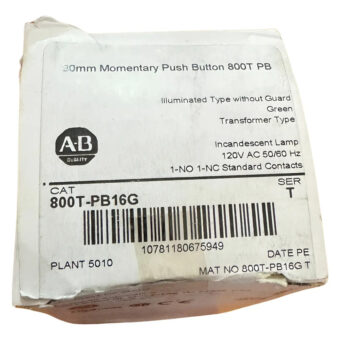 Allen Bradley 800t-pb16g Pulsador 800t Verde