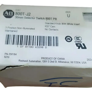 Allen-bradley 800t-j2 30mm Selector Negro