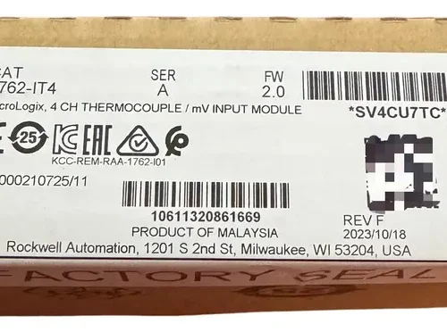 Allen Bradley 1762-it4 4 Canales Termocupla / Mv Micrologix