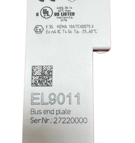 Cubierta Para Contacto De Bus Beckhoff El9011
