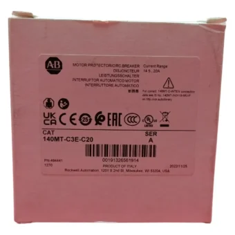 140mt-c3e-c20 Allen Bradley Motor Protection Circuit Breaker