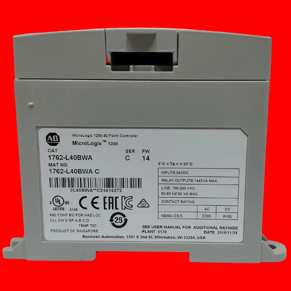 Allen-bradley 1762-l40bwa Micrologix 1200 - Imagen 7