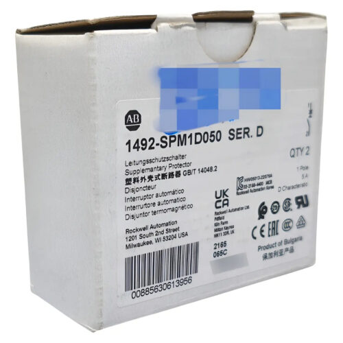 1492-spm1d050 Allen-bradley Min. Circuit Breaker 1p 5a