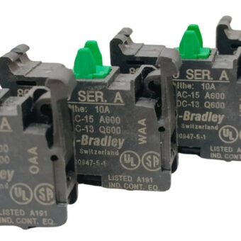 Lote 4 Pz 800f-x10 Allen-bradley Block De Contactos Na 10a