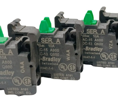Lote 4 Pz 800f-x10 Allen-bradley Block De Contactos Na 10a