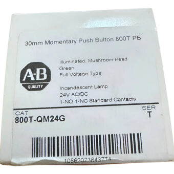 Allen-bradley 800t-qm24g Ser T Pulsador Luminoso Verde 24v A Verde