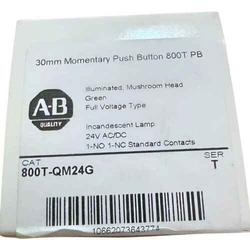 Allen-bradley 800t-qm24g Ser T Pulsador Luminoso Verde 24v A Verde