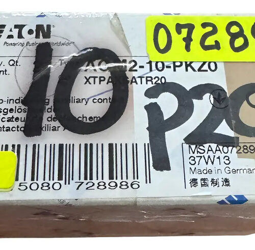 Eaton Agm2-10-pkz0 Interruptor Auxiliar 2 Piezas 50 60