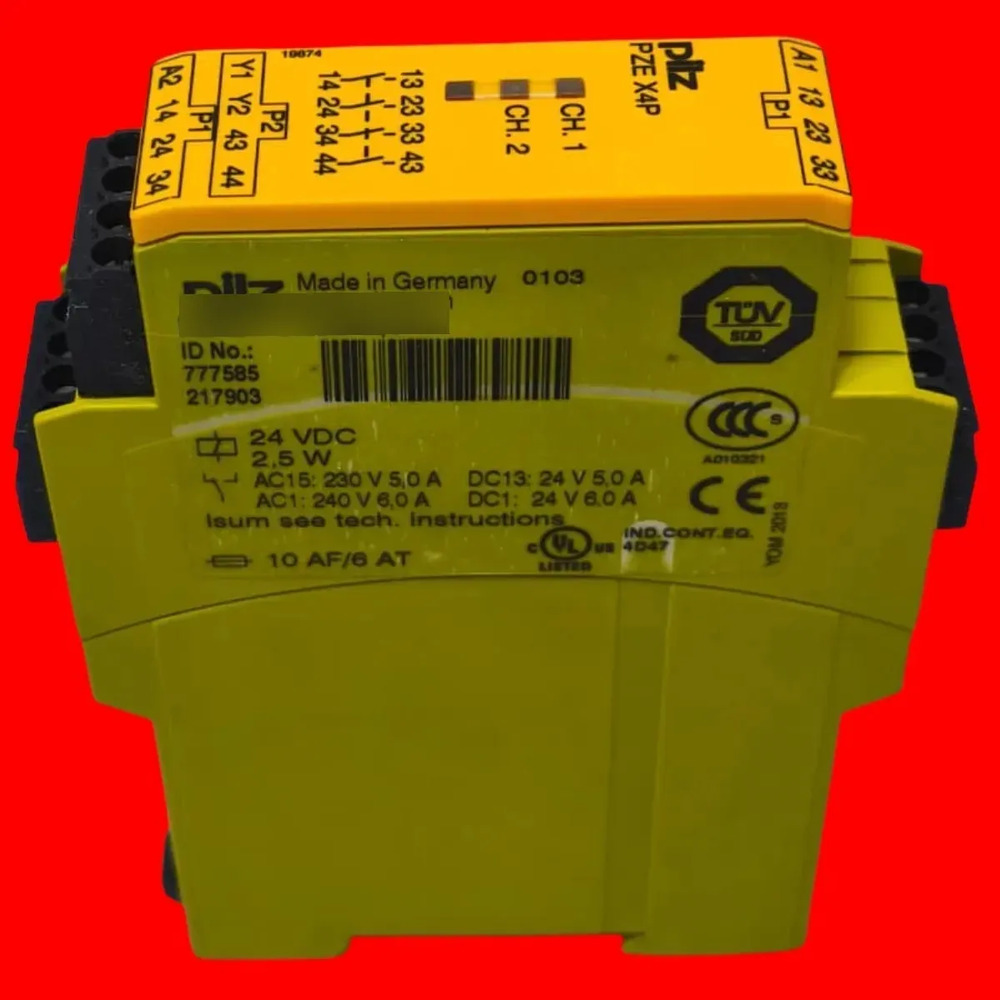 Pze-x4p-24 Pilz Safety Relay Pze X4p 24vdc 777585 - Imagen 6