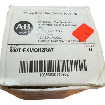 Allen Bradley 800t-fxmqh2ra7 Ser. U 12-130vac/dc Rojo