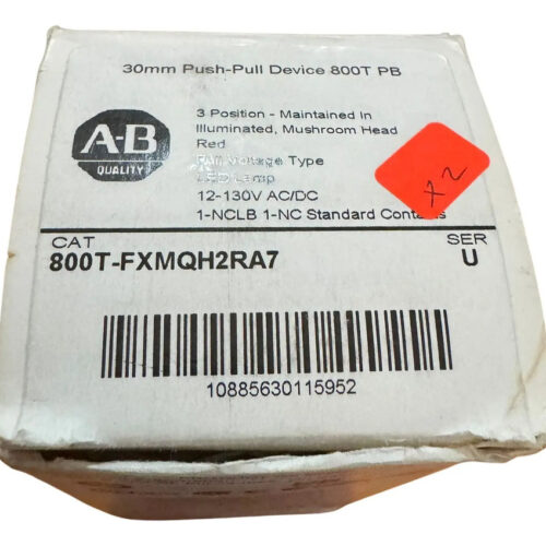 Allen Bradley 800t-fxmqh2ra7 Ser. U 12-130vac/dc Rojo