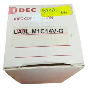 La3l-m1c14v-g Idec Interruptor Pulsador Iluminado 16mm Momen