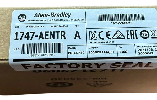 Allen-bradley 1747-aentr Slc 500 Ethernet/ip Communication A