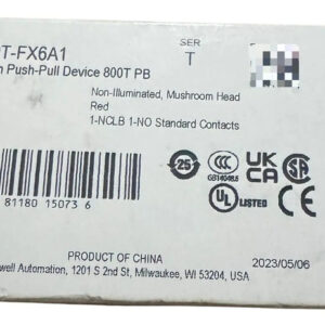 800t-fx6a1 Allen-bradley Boton Hongo Rojo 2-pos Push-pull Rojo