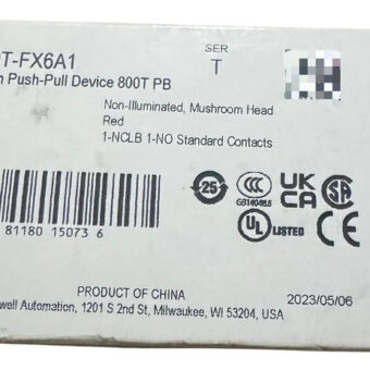 800t-fx6a1 Allen-bradley Boton Hongo Rojo 2-pos Push-pull Rojo