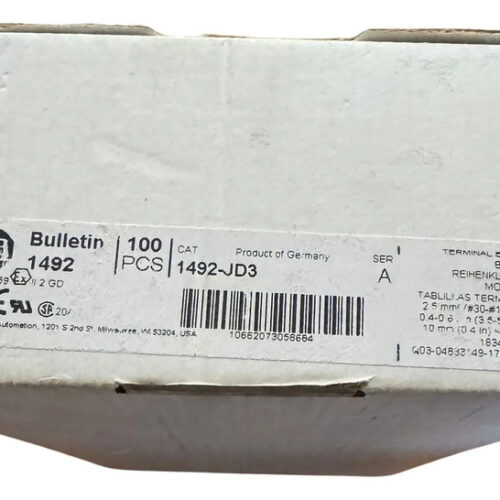 Allen-bradley 1492-ld3 Bloque Terminal De 20 Amperios 23pzas
