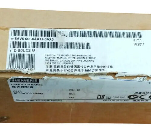 Siemens 6av6 641 0aa11 0ax0  Operator Panel Op 73 Lcd 3 ,
