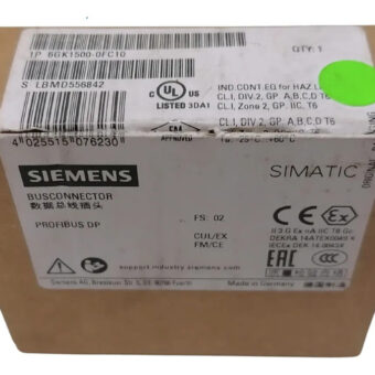 Siemens 6es7 972-0ba 12-0xa0 Conector Profibus