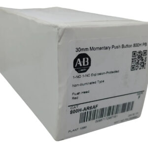 Allen Bradley 800h-ar6af Pulsador Momentáneo Rojo