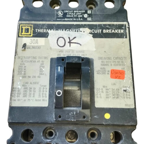 Interruptor Termomagnetico Square D Fal36030