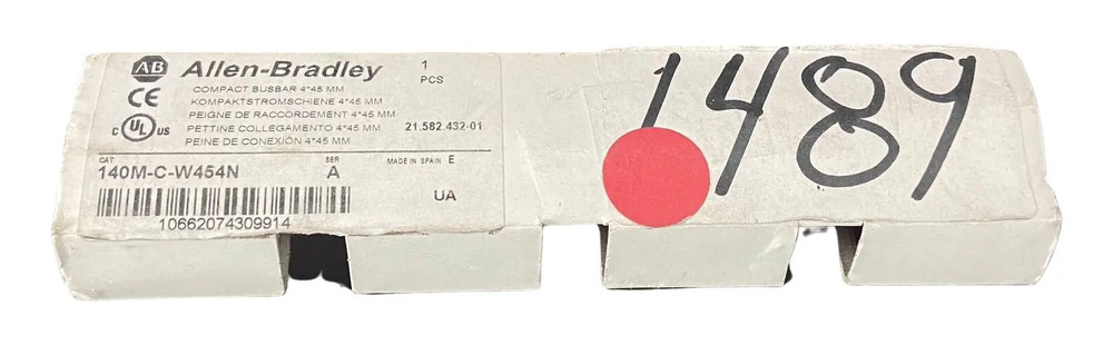Allen-bradley 140m-c-w454n Peine De Conexión 4*45mm