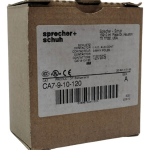 Sprecher+schuh Ca7-9-10-120 Contactor Eléctrico