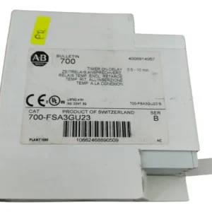 Allen Bradley 700-fsa3gu23 Temporizador Eléctrico.