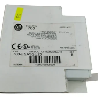 Allen Bradley 700-fsa3gu23 Temporizador Eléctrico.