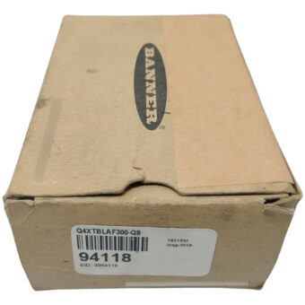 Q4xtblaf300-q8 Banner Laser Distance Sensor 10-30vdc Pnp/npn