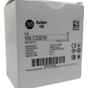 Contactor 100-c23d10 Allen B. 23amp Bobina 120v Más C. Auxil