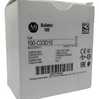 Contactor 100-c23d10 Allen B. 23amp Bobina 120v Más C. Auxil
