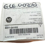 Neu Allen Bradley 800t-qa10g Druckknopf Ser.t 800tqa10g Negro