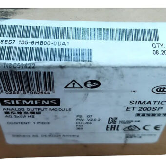 Siemens 6es7 135-6hb00-0da1 Analog Output Module